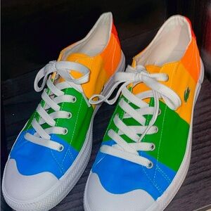 Lacoste Multicolor Canvas Sneakers